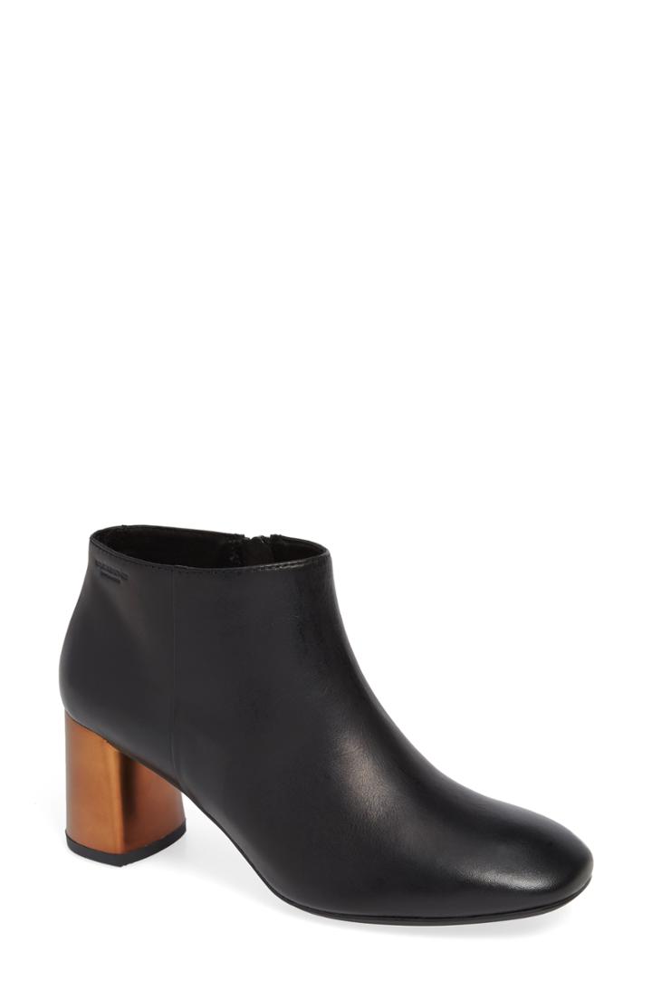 Women's Vagabond Shoemakers Jeena Flared Heel Bootie Us / 36eu - Black