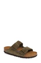Women's Birkenstock 'arizona' Soft Footbed Suede Sandal -9.5us / 40eu B - Green