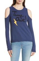 Women's Alice + Olivia Wade Time Out Cold Shoulder Sweater