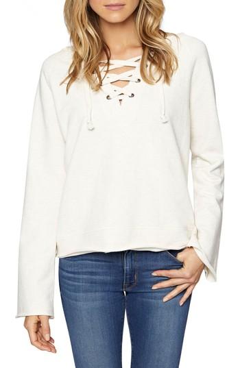 Women's Sanctuary Bailey Lace-up Hoodie