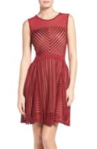 Women's French Connection Fast Score Shadow Stripe Dress