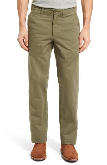Men's Vintage 1946 Classic Fit Military Chinos X Unhemmed - Green