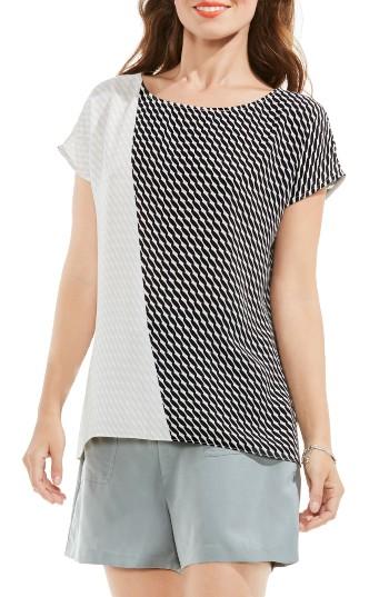Women's Vince Camuto Modern Slant Blouse - Black