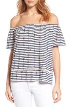 Women's Lucky Brand Off The Shoulder Stripe Top