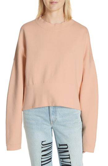 Women's T By Alexander Wang Oversize French Terry Sweatshirt - Orange