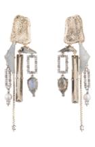Women's Alexis Bittar Watery Stone Clip-on Chandelier Earrings