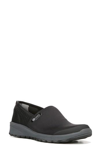 Women's Bzees Glee Slip-on Sneaker .5 W - Black