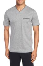 Men's Calibrate Trim Fit Tipped V-neck T-shirt - Grey