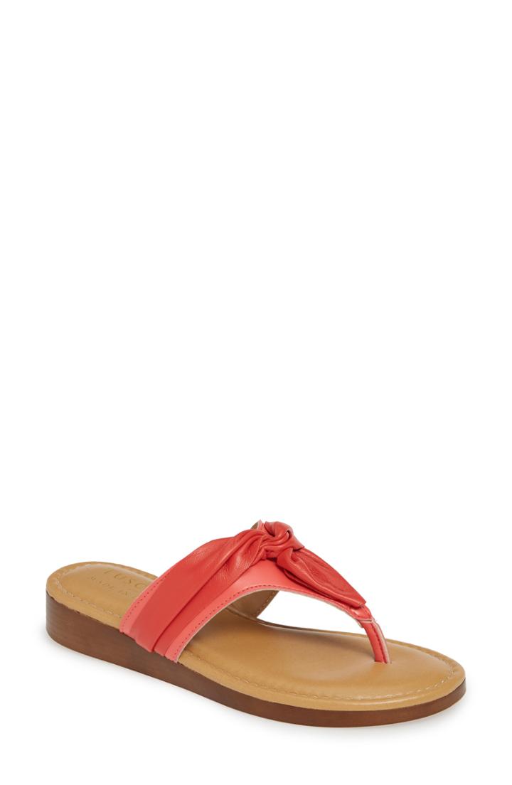 Women's Tuscany By Easy Street Maren Flip Flop .5 M - Coral