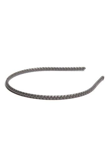 L. Erickson Braided Headband, Size - Grey