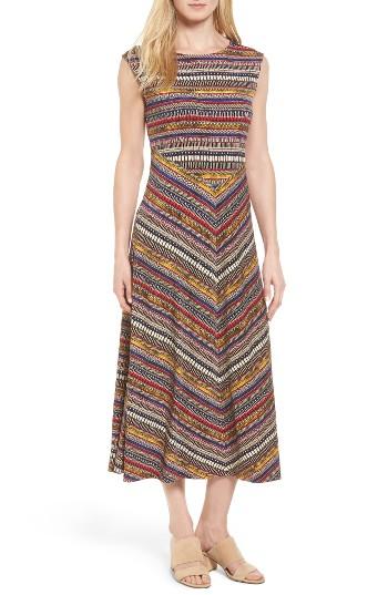 Women's Chaus Wild Procession Print Jersey Maxi Dress