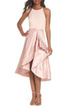 Women's Eliza J Asymmetrical Tea Length Dress - Pink