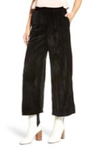Women's Mimi Chica Velvet Culottes - Black
