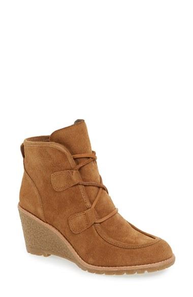Women's G.h. Bass & Co. 'teresa' Wedge Bootie M - Brown