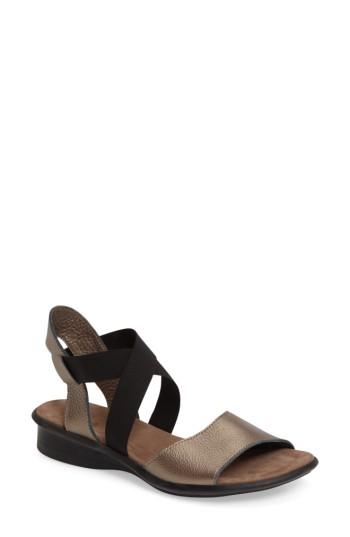 Women's Arche 'satia' Sandal Us / 41eu - Metallic