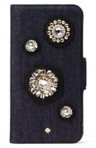 Kate Spade New York Flower Applique Iphone X Folio Case - Blue
