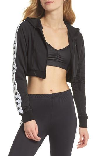 Women's Kappa Banda Crop Jacket - Black