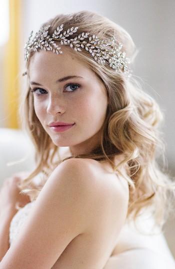 Brides & Hairpins Kira Crystal Halo & Sash