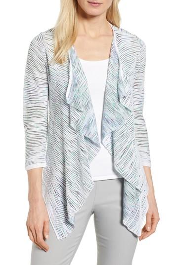 Women's Nic+zoe Chasing Stars Open Cardigan - White