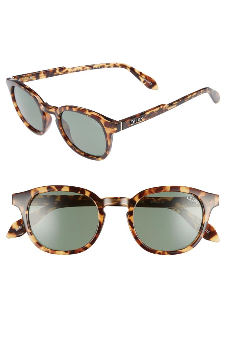 Men's Quay Australia Walk On 47mm Polarized Sunglasses - Blue/ Smoke