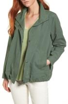 Women's Eileen Fisher Sueded Organic Cotton & Hemp Jacket