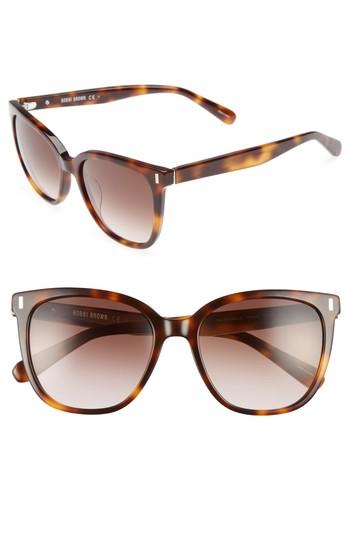 Women's Bobbi Brown The Annabel 53mm Cat Eye Sunglasses -