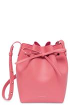 Mansur Gavriel Mini Leather Bucket Bag - Pink