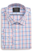 Men's Nordstrom Men's Shop Tech-smart Traditional Fit Stretch Check Dress Shirt 32/33 - Pink
