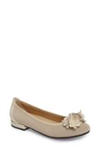 Women's David Tate Magnetic Ballet Flat .5 N - Beige