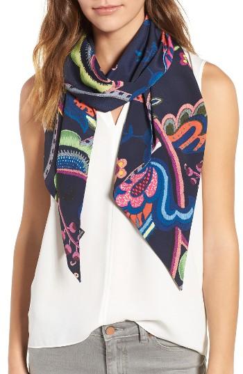 Women's Ted Baker London Folk Foliage Skinny Scarf