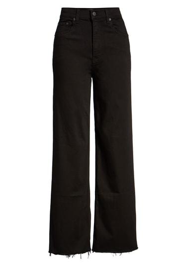Women's Reformation Stretch Crop Jeans - Black
