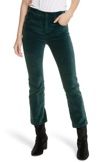 Women's Free People Velvet Crop Bootcut Pants