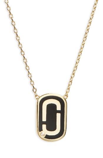 Women's Marc Jacobs Icon Enamel Pendant Necklace