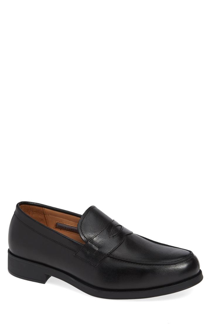 Men's Vince Camuto Nait Penny Loafer .5 M - Black