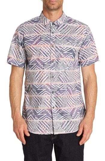 Men's Billabong Sundays Woven Shirt - Purple