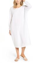 Women's James Perse Cotton Crepe Caftan Dress - White