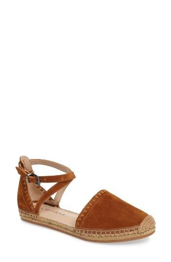 Women's Via Spiga Bodhi Espadrille Flat M - Brown