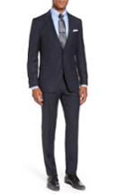 Men's Hugo Novan/ben Trim Fit Stripe Wool Suit