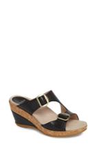 Women's Dansko Carla Wedge Mule Sandal .5-6us / 36eu M - Black