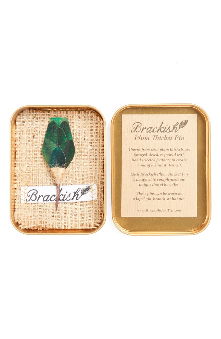 Men's Brackish & Bell Wheeler Lapel Pin