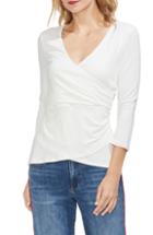Women's Vince Camuto Wrap Front Top - Ivory