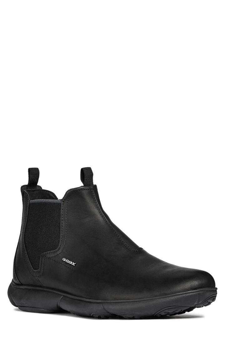 Men's Geox Nebula Mid Chelsea Sneaker Us / 40eu - Black