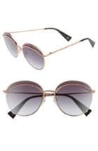 Women's Marc Jacobs 58mm Round Sunglasses - Gold Copper
