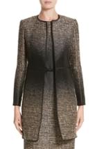 Women's Lafayette 148 New York Erin Jacquard Jacket - Black