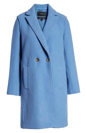 Women's J.crew Daphne Boiled Wool Topcoat W - Green
