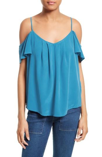 Women's Joie 'adorlee' Off The Shoulder Top - Blue