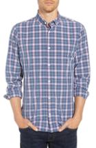 Men's Mizzen+main Hawkins Slim Fit Plaid Performance Sport Shirt