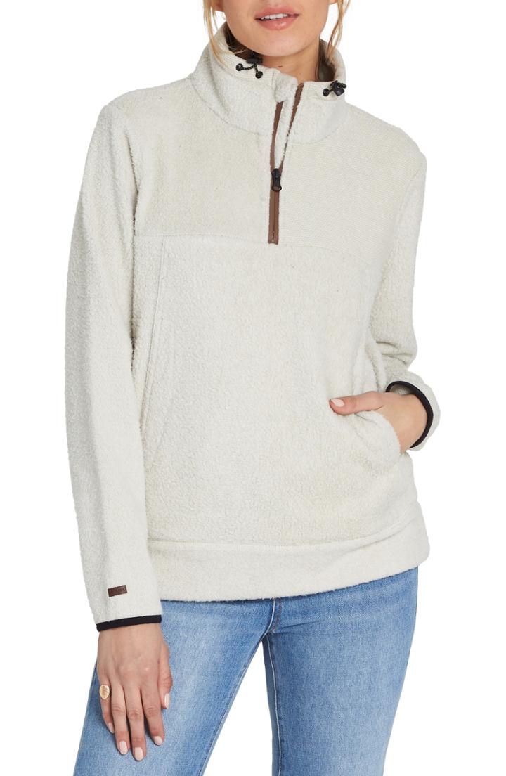 Women's Billabong Boundary Fleece Quarter Zip Pullover