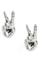 Women's Marc Jacobs Victory Hand Stud Earrings