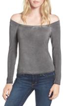 Women's Thieves Like Us Off The Shoulder Top - Grey
